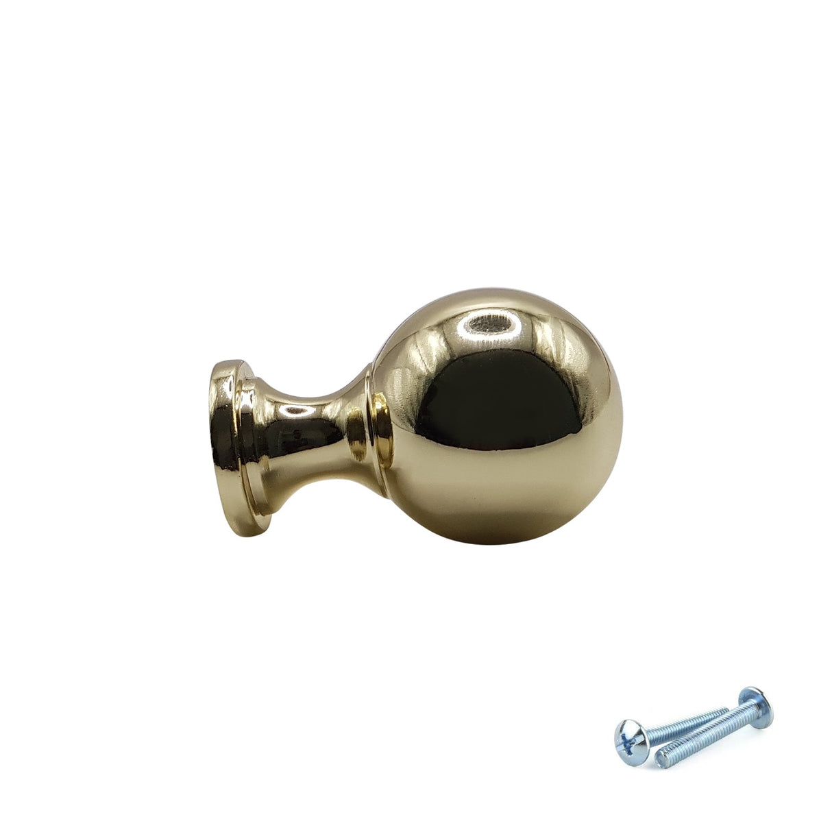 M4TEC Karat Gold Round Knob Handle – VG9 Series (25mm Cabinet, Drawer & Cupboard Knob) - Bedrooms Plus