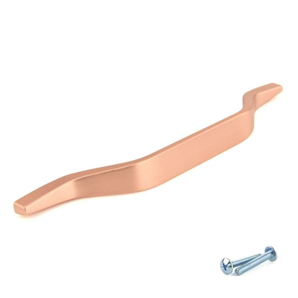 M4TEC Mossdale Z8 Matt Copper Cupboard Door Handle – 320mm Hole Centres - Bedrooms Plus