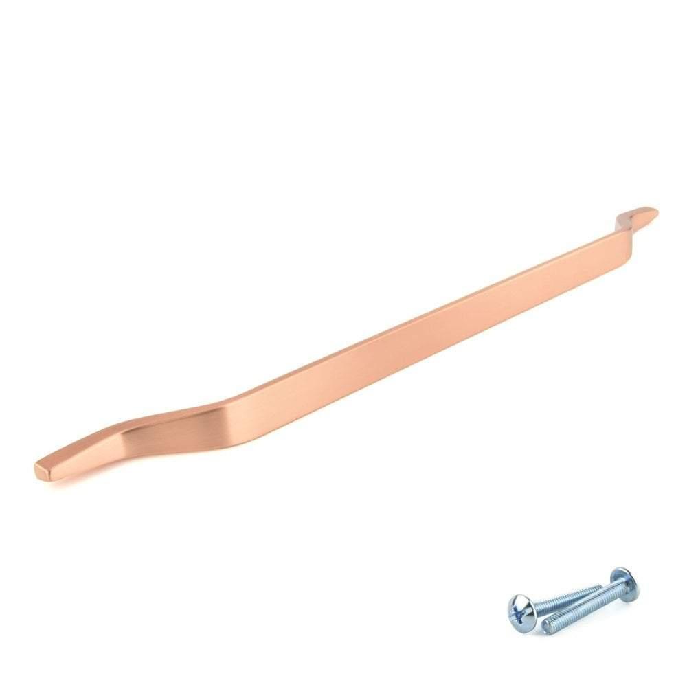M4TEC Mossdale Z8 Matt Copper Cupboard Door Handle – 320mm Hole Centres - Bedrooms Plus