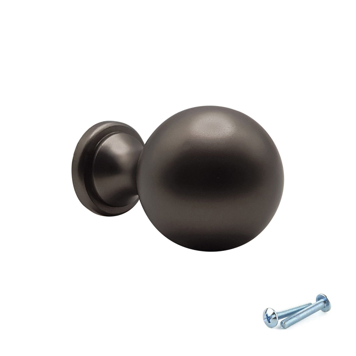 M4TEC Pearl Grey Round Knob Handle – VG9 Series (25mm Cabinet, Drawer & Cupboard Knob) - Bedrooms Plus