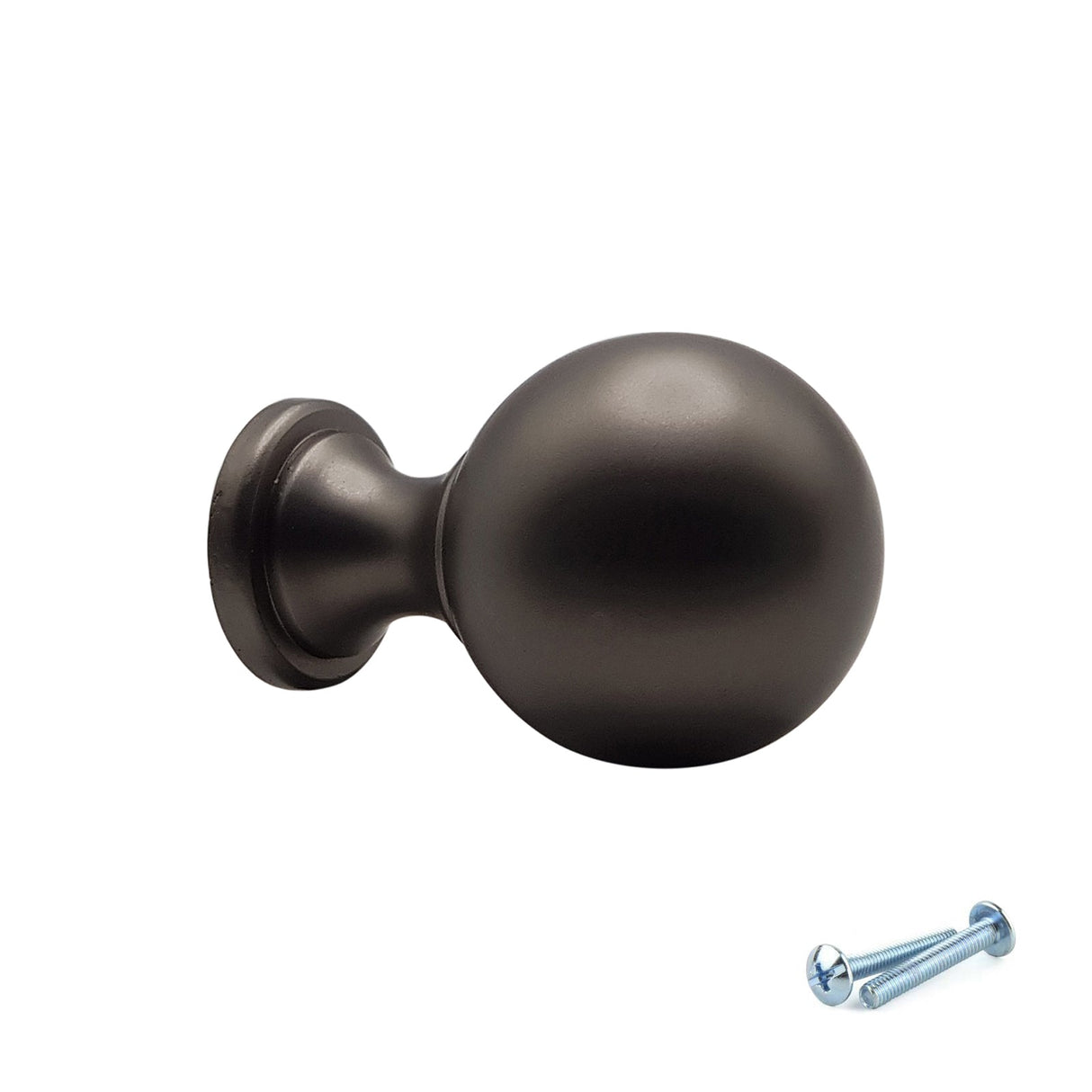 M4TEC Pearl Grey Round Knob Handle – VG9 Series (25mm Cabinet, Drawer & Cupboard Knob) - Bedrooms Plus