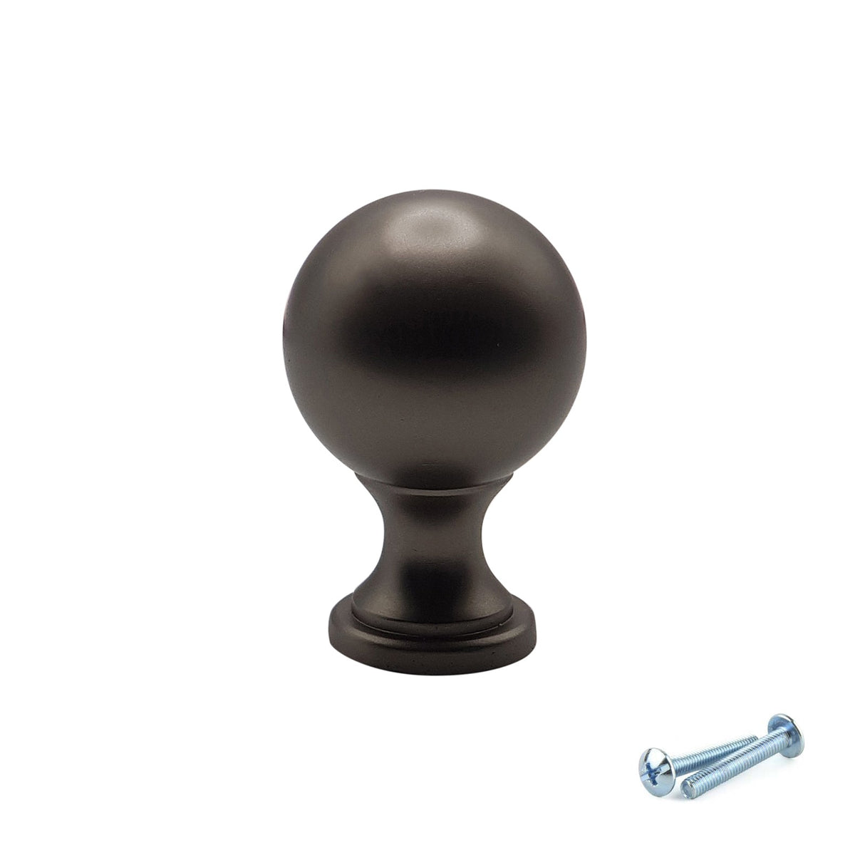 M4TEC Pearl Grey Round Knob Handle – VG9 Series (25mm Cabinet, Drawer & Cupboard Knob) - Bedrooms Plus
