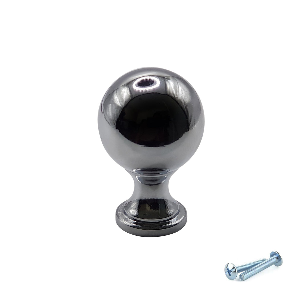 M4TEC Polished Chrome Round Knob Handle – VG9 Series (25mm Cabinet, Drawer & Cupboard Knob) - Bedrooms Plus