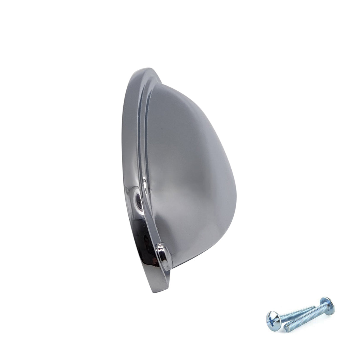 M4TEC Polished Chrome Thin Cup Handle Door, Drawer & Cupboard VD8 series - Bedrooms Plus