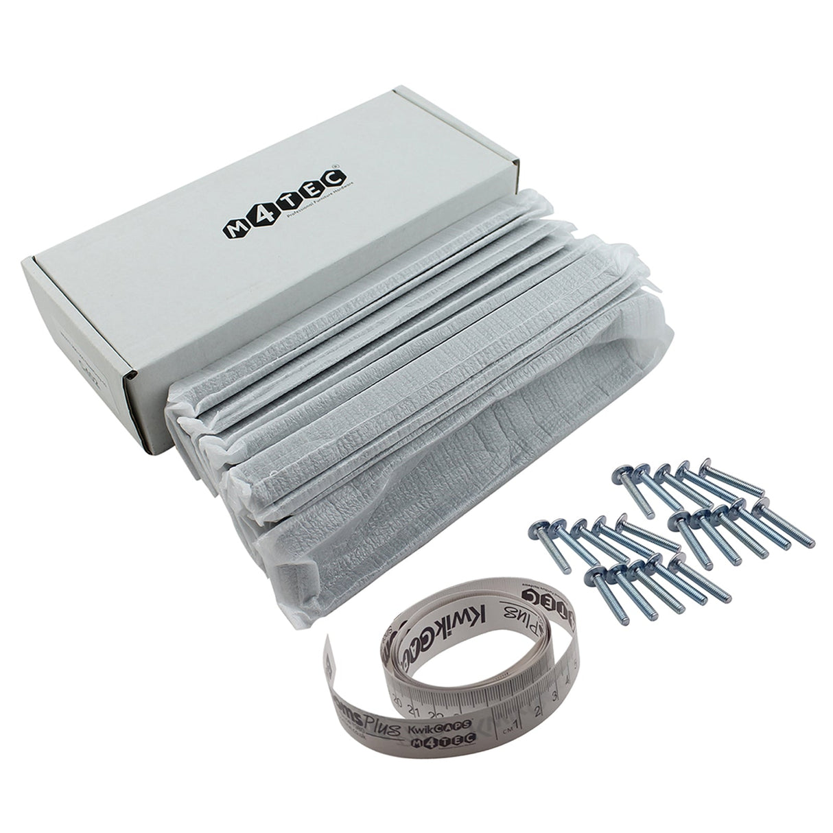 M4TEC White Bar Pull Handle – Cabinet, Drawer & Cupboard Door (VE8 Dalry Series, Pack of 10) - Bedrooms Plus