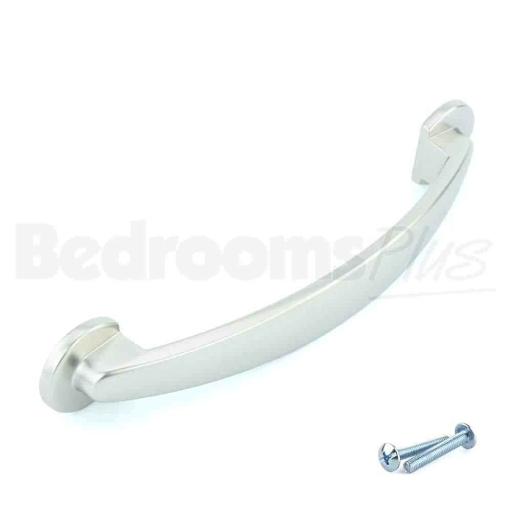 Matt Nickel Cabinet & Cupboard Pull Handle – M4TEC Cairn L6 - Bedrooms Plus