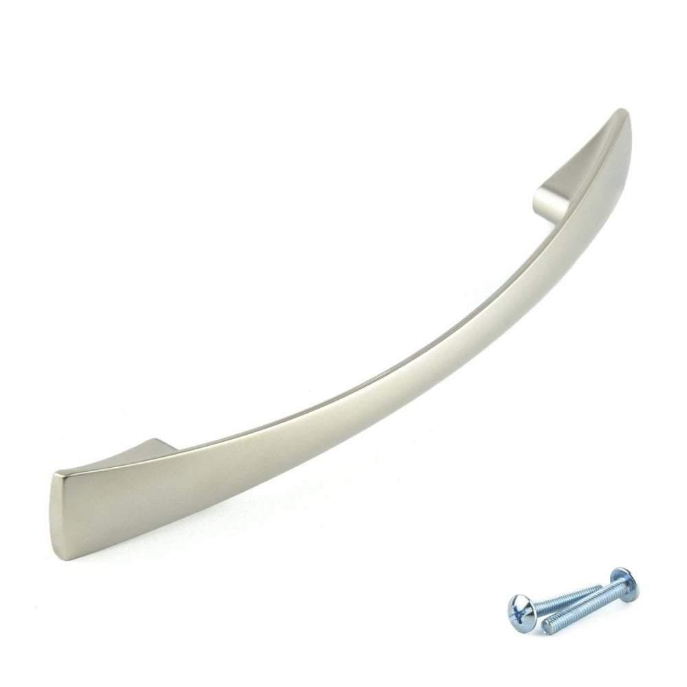 Matt Nickel Tapered Cabinet & Cupboard Handle – M4TEC Elgin D6 - Bedrooms Plus
