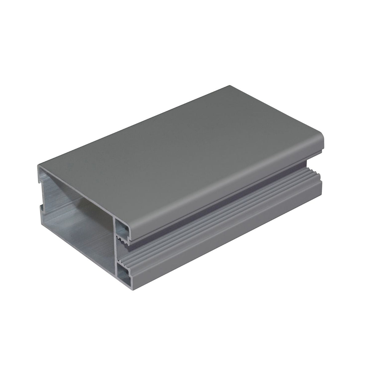 Shaker Mirror Sliding Door Wardrobe Kit 2 Panel with Luxe Dust Grey Frame - Bedrooms Plus