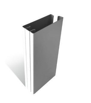 Shaker White Wood Sliding Door Wardrobe Kit 4 Panel - Bedrooms Plus