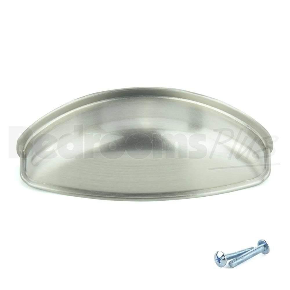 Stainless Steel Drawer Cup Pull Handle – M4TEC Cauldwell S4 - Bedrooms Plus