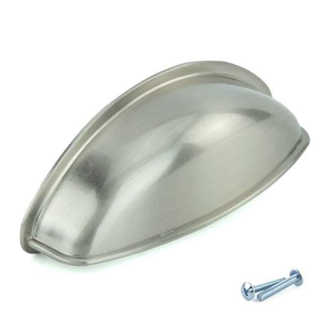 Stainless Steel Drawer Cup Pull Handle – M4TEC Cauldwell S4 - Bedrooms Plus
