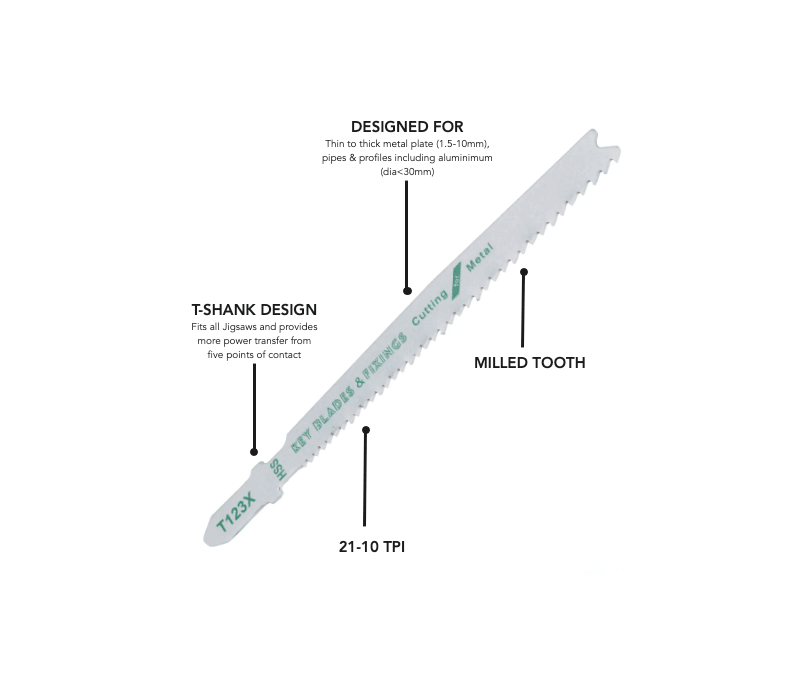T123X Metal cutting Jigsaw Blades 1199 - Bedrooms Plus