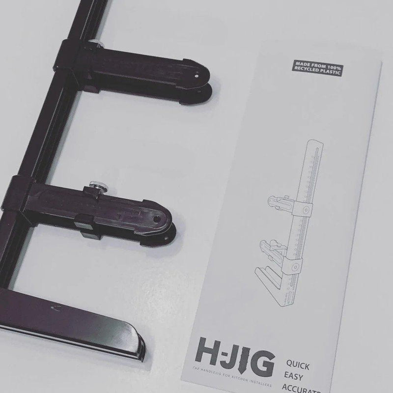 H-Jig Cabinet Handle Drilling Jig - Save time with accurate drilling - Bedrooms Plus