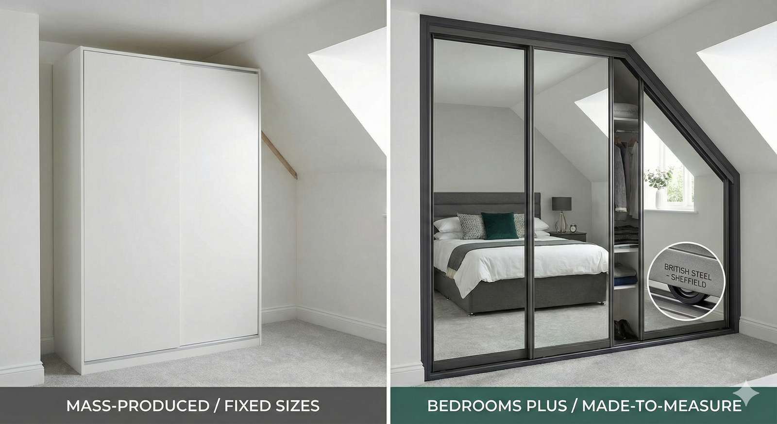 IKEA Sliding Doors vs. Bedrooms Plus: Why Made-to-Measure Makes the Difference