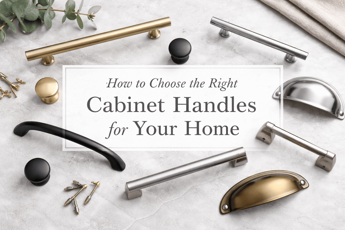 How to Choose Cabinet Handles | Style, Finish & Size Guide – Bedrooms Plus