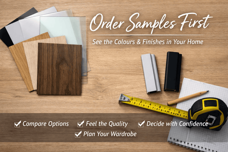 Why Ordering Sliding Wardrobe Door Samples First Is a Smart Move - Bedrooms Plus