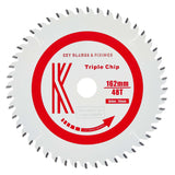 162mm x 20mm x 1.8mm 48 Tooth TCG Track Circular Saw Blade (Solid Surface) - 3205 - Bedrooms Plus