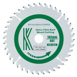 165mm x 20mm x 1.6mm 40 Tooth Track/Circular Saw Blade - 4002 - Bedrooms Plus