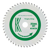 165mm x 20mm x 2.2mm 48 Tooth TCG Track Saw (Solid Surface) Circular Saw Blade - 4105 - Bedrooms Plus