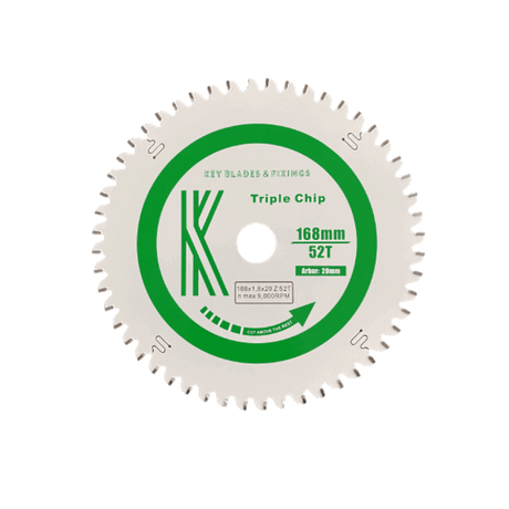 168mm x 20mm x 1.8mm 52T TCG Festool Circular Saw Blade - Bedrooms Plus