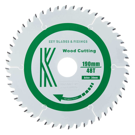 190mm x 30/20mm x 2.4mm 48 Tooth ATB Circular Saw Blade - 4203 - Bedrooms Plus
