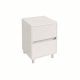 2 Drawer Soft Close Bedside Chest Of Drawers Table - Bedrooms Plus