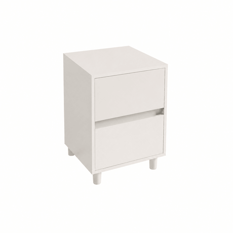2 Drawer Soft Close Bedside Chest Of Drawers Table - Bedrooms Plus