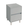2 Drawer Soft Close Bedside Chest Of Drawers Table - Bedrooms Plus