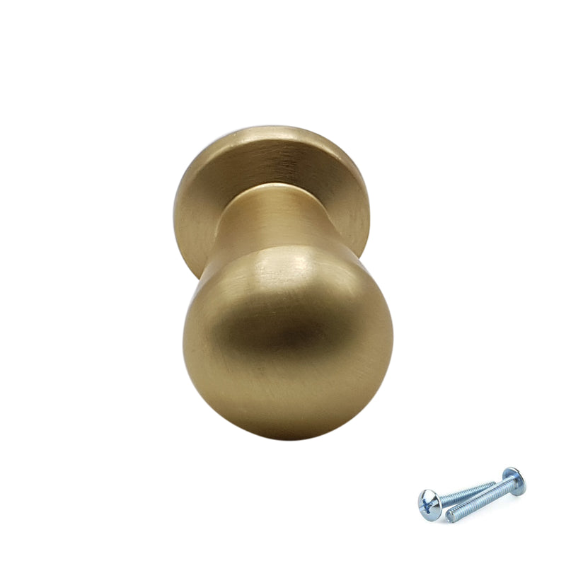 M4TEC Knob Handle Brushed Brass VF3