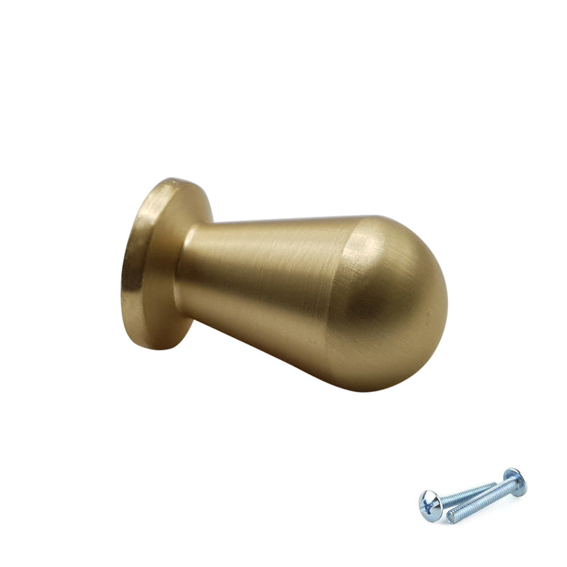 M4TEC Knob Handle Brushed Brass VF3