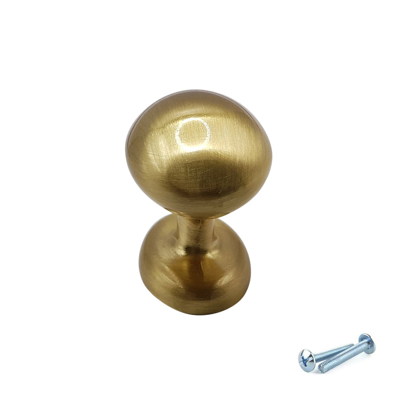 M4TEC Knob Handle Brushed Brass VF9 Series