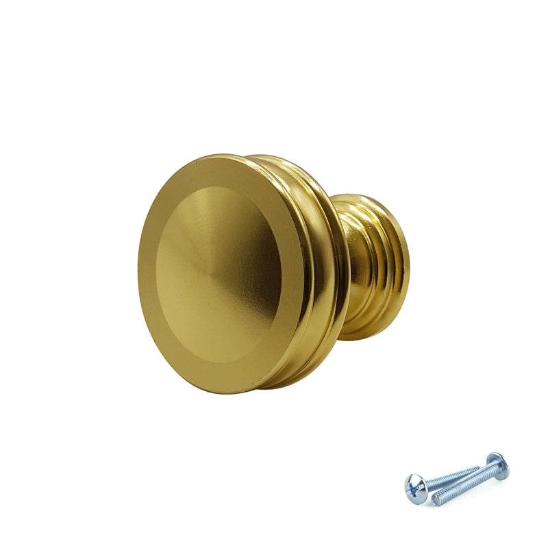 M4TEC Knob Handle Brushed Brass VG7 Series 30mm