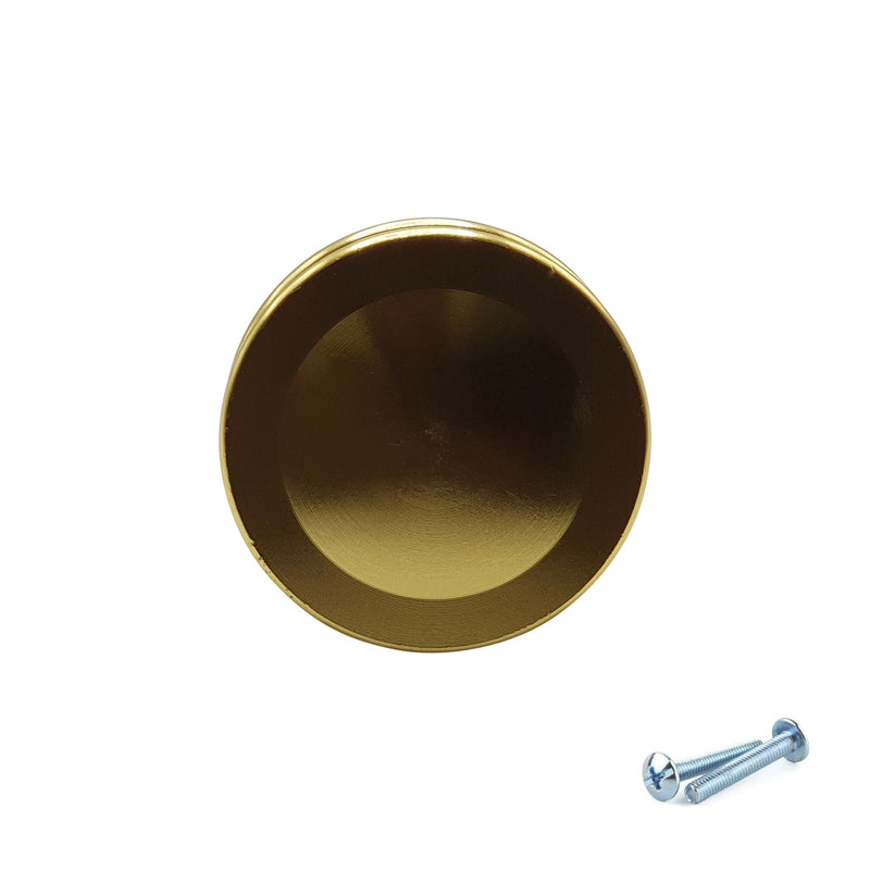 M4TEC Knob Handle Brushed Brass VG7 Series 30mm