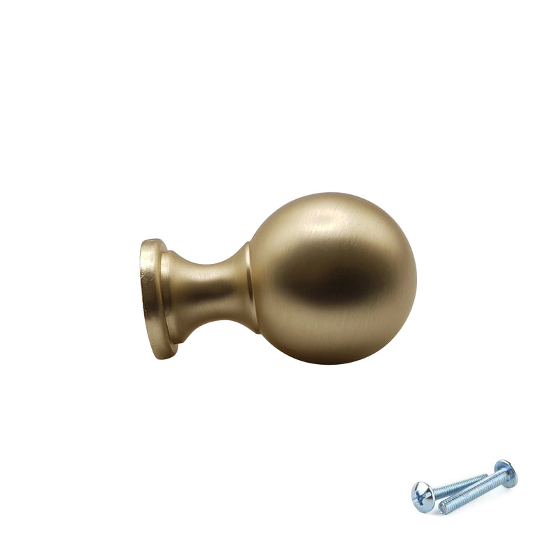 M4TEC Knob Handle Brushed Brass VG9 Series