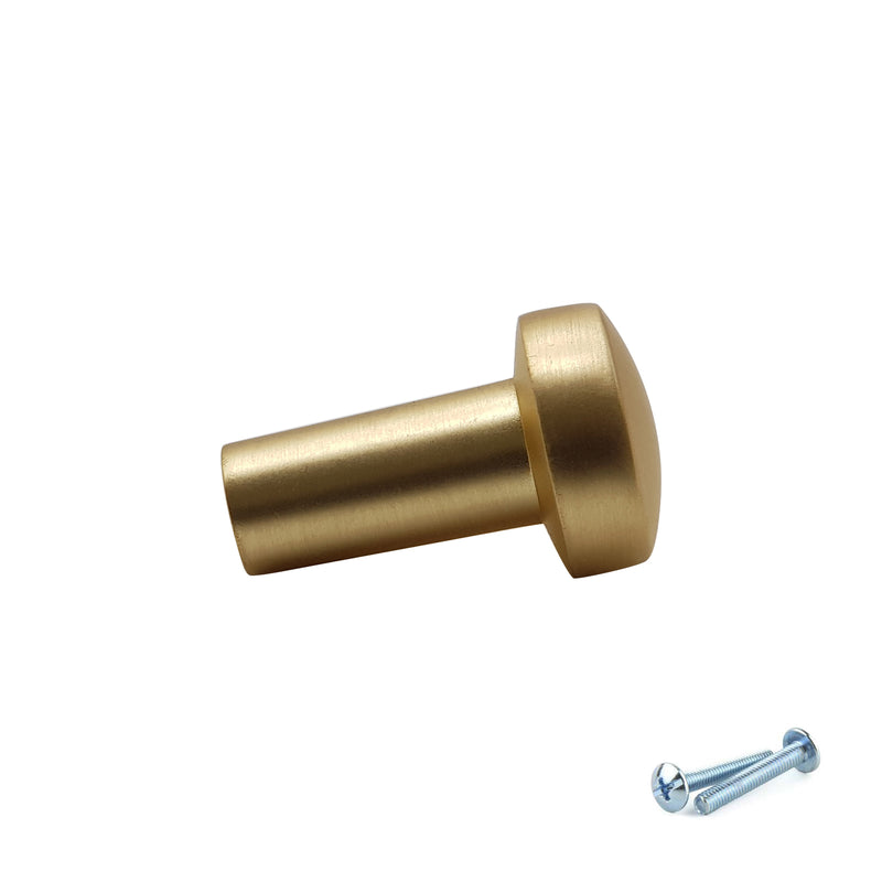 M4TEC Knob Handle Brushed Brass VF4 Series