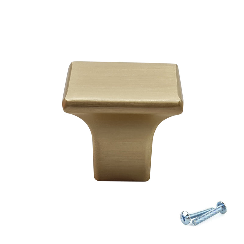 M4TEC Knob Handle Brushed Brass VF6 Series