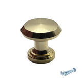 M4TEC Interior Kitchen Cabinet Door Knobs Cupboards Drawers Bedroom Furniture Pull Handles Anodised Gold Brass. VI4 series: 29 mm