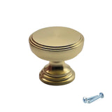 M4TEC Interior Kitchen Cabinet Door Knobs Cupboards Drawers Bedroom Furniture Pull Handles Anodised Gold Brass. VJ4 series: 29 mm