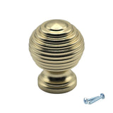 M4TEC Interior Kitchen Cabinet Door Knobs Cupboards Drawers Bedroom Furniture Pull Handles Anodised Gold Brass. VI5 series: 24 mm