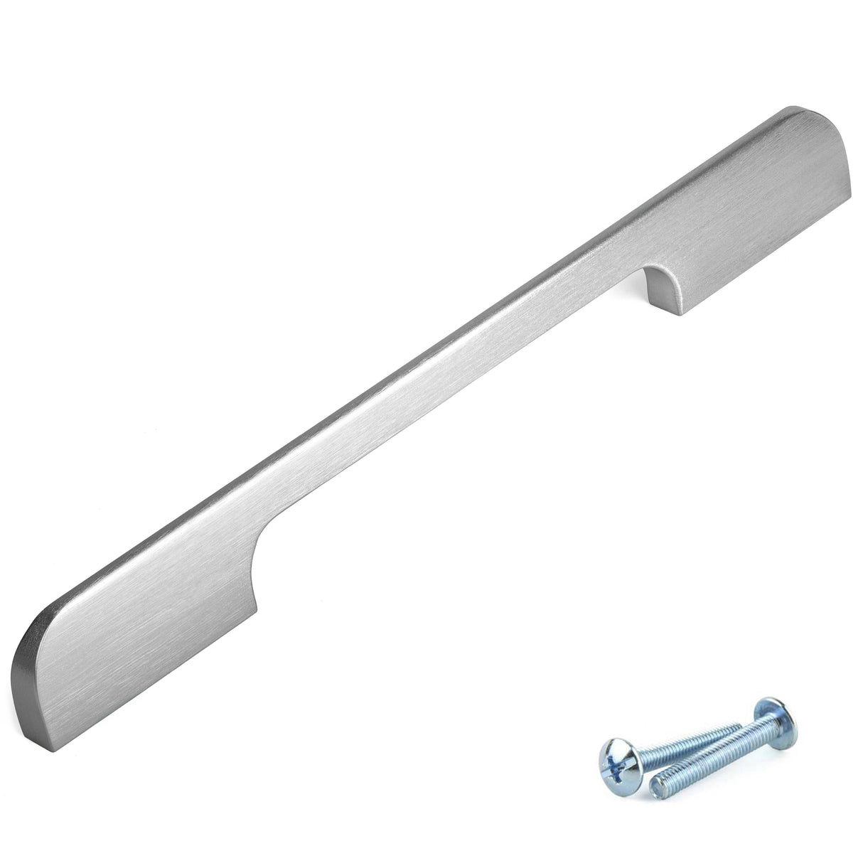 M4TEC Cabinet Pull Handle - Brushed Inox. VJ5 series: Multiple Sizes 10 Pack