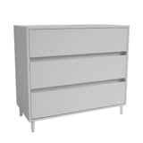3 Drawer Soft Close Soft Close Bedside Chest Of Drawers Table - Bedrooms Plus