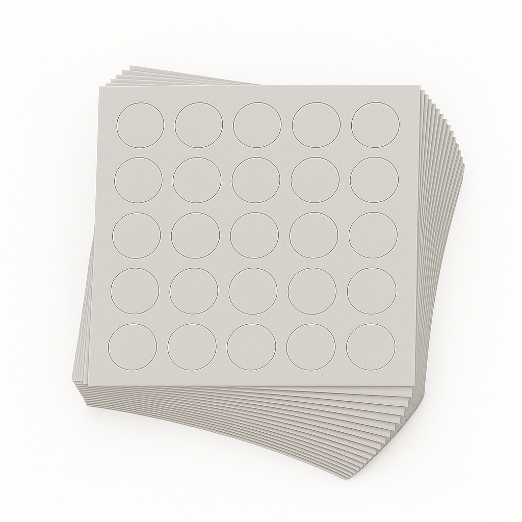 KwikCaps Self Adhesive Screw Cover Caps - Silk Grey / Solid Light Grey (302) U707 ST9 / U7081 ST9