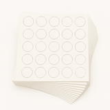 KwikCaps Self Adhesive Screw Cover Caps - Premium Gloss White (321) W1100 PG