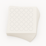 KwikCaps Self Adhesive Screw Cover Caps - Classic White / Solid Premium White (322) W960 ST7 / W1001 ST9