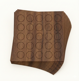 KwikCaps Cache-vis auto-adhésifs - Chêne de Vicence gris / Chêne de Denver brun truffe - Egger H3158 / H1399 (123)