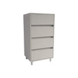 4 Drawer Tallboy Soft Close Bedside Chest Of Drawers Table - Bedrooms Plus