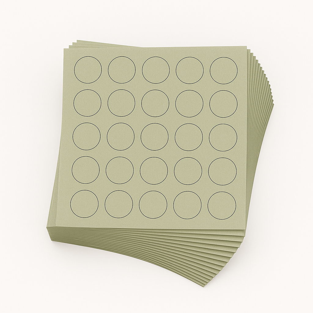 KwikCaps Self Adhesive Screw Cover Caps - Sage Green (609) U638 ST9
