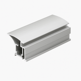 Curve Sliding Door Wardrobe Kit Bardolino Oak 3-Door Mirror Satin Silver Frame