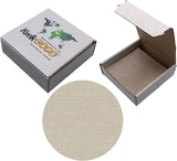 KwikCaps Self Adhesive Screw Cover Caps - Beige Textile / Finsa Lino Cancun 12G (133) F416 ST10