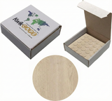 KwikCaps Self Adhesive Screw Cover Caps - White Halifax Oak / Finsa Caledonian Oak Sega 51S (148) Egger H1176 ST37